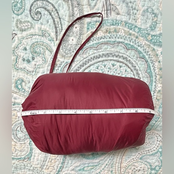 Lands' End Maroon Down Sweater Jacket Women's Size 2X - Picture 11 of 12